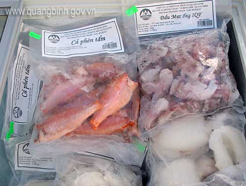 Product of Quang Binh Fishery Import-Export Joint stock Company