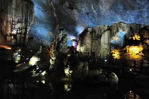 The cave was discovered by a local man named Ho Khanh. Photo: VietnamNet Bridge